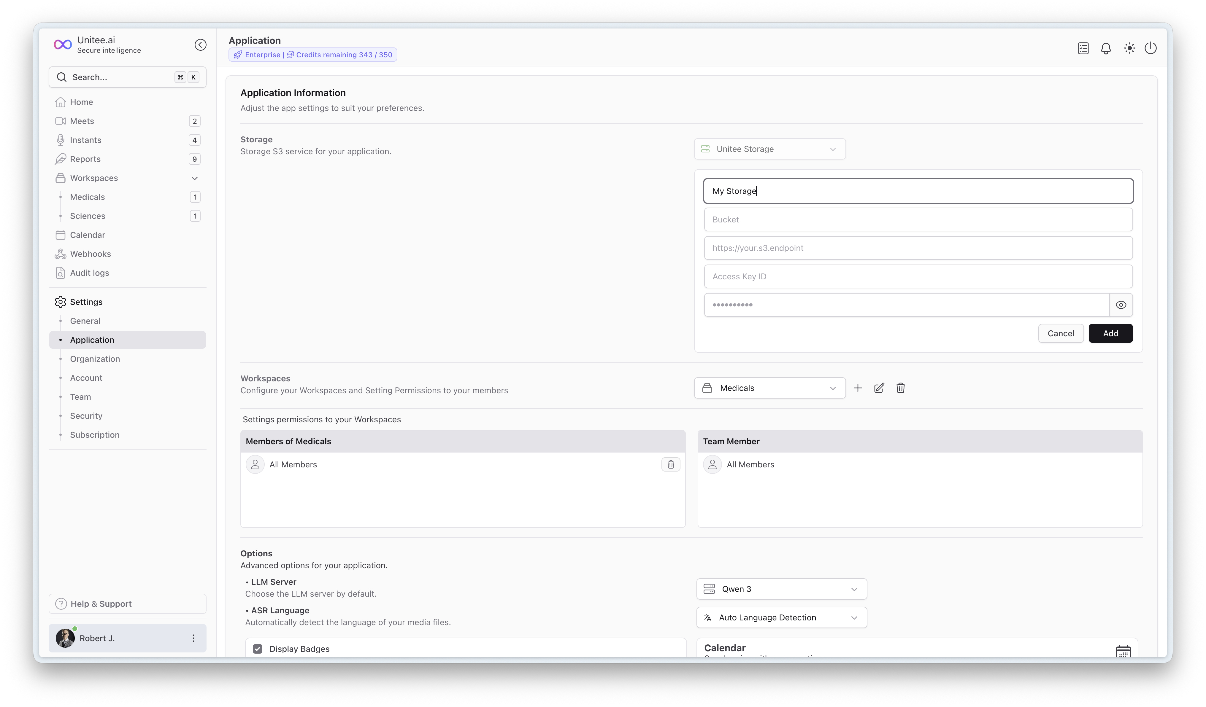 Unitee.ai AI Transcription