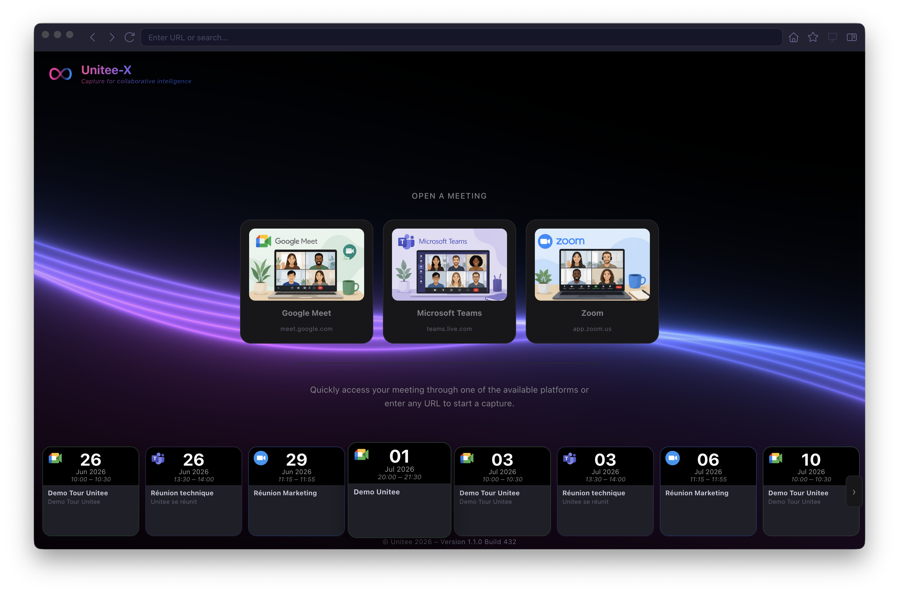 Unitee-X live subtitles and transcription